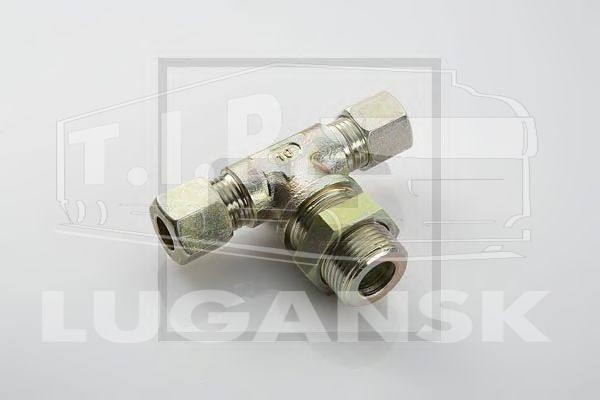 Соединитель тройник М22*1,5 D12/D12 метал