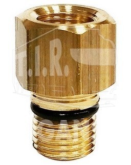 Переходник М16*1.5/М18*1.5 с уплотнением