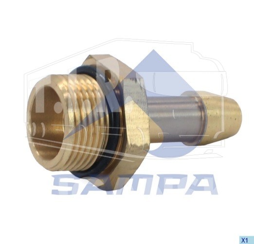 Соединитель М22*D11 ершик