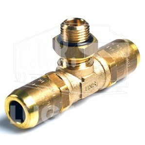 Соединитель тройник М16*1.5 D8/D8 латунь