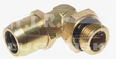 Соединитель уголок М14*1,5/D16 латунь