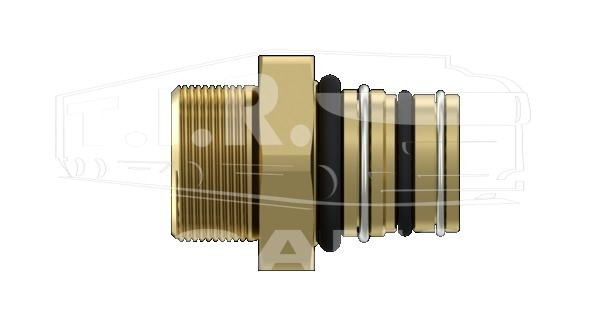 Соединитель М10*1.5 поворотный (P5)