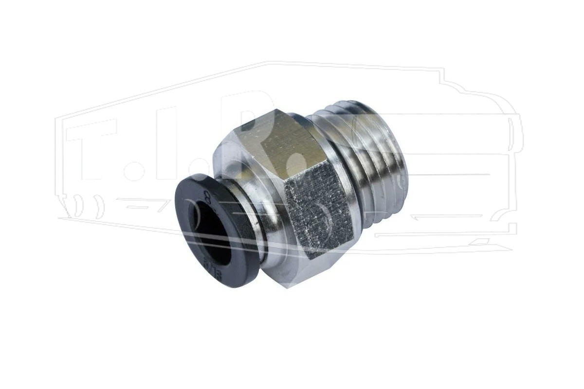 Соединитель М22*D6 метал (быстрый)
