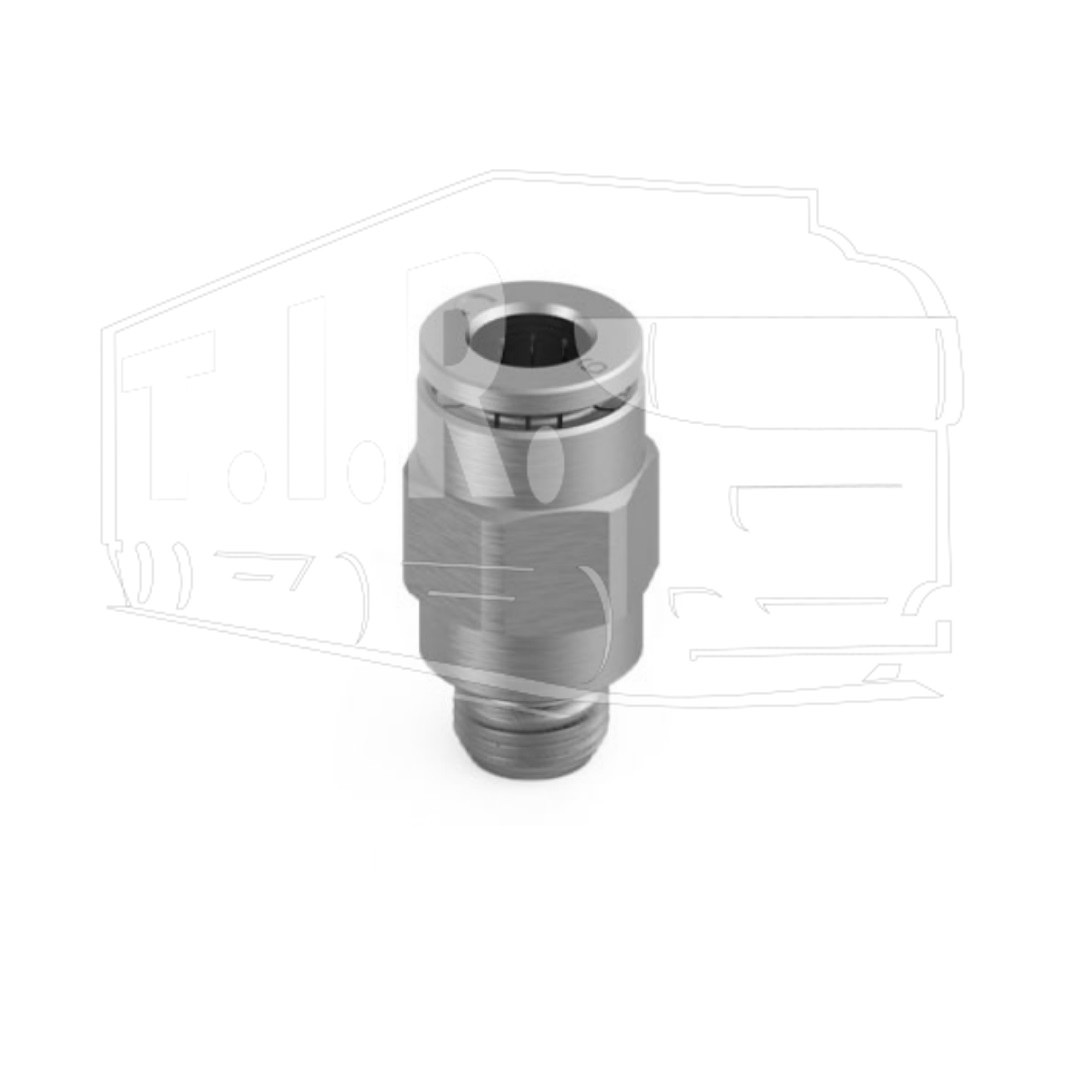 Соединитель М10*D4 метал (быстрый)