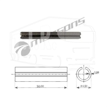 Шплинт пальца колодки 6*50