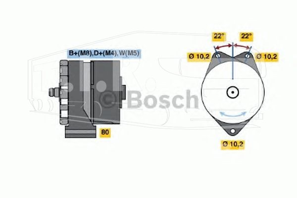 Генератор 24V 55A