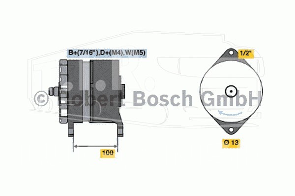 Генератор 12V 135A