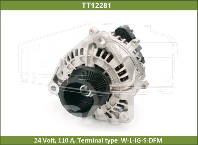 Генератор 24V 100A