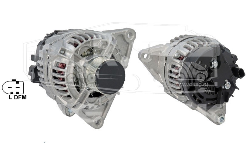 Генератор 12V 110А со шкивом