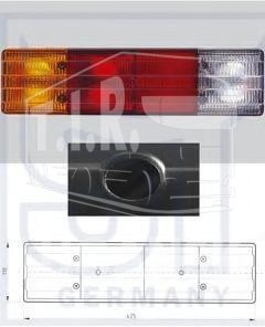 Фонарь задний MB 110*400 R