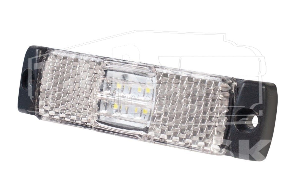 Фонарь габаритный - LED 24V бел