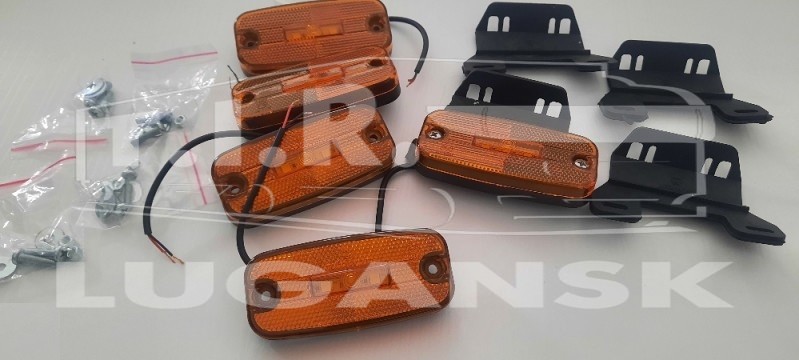 Фонарь висячка желтый LED