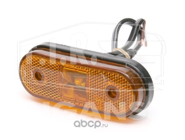 Фонарь висячка желтый LED (овальный)