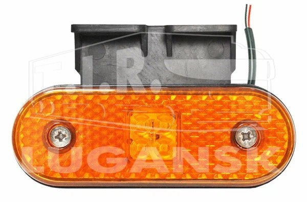 Фонарь висячка желтый LED (овальный)