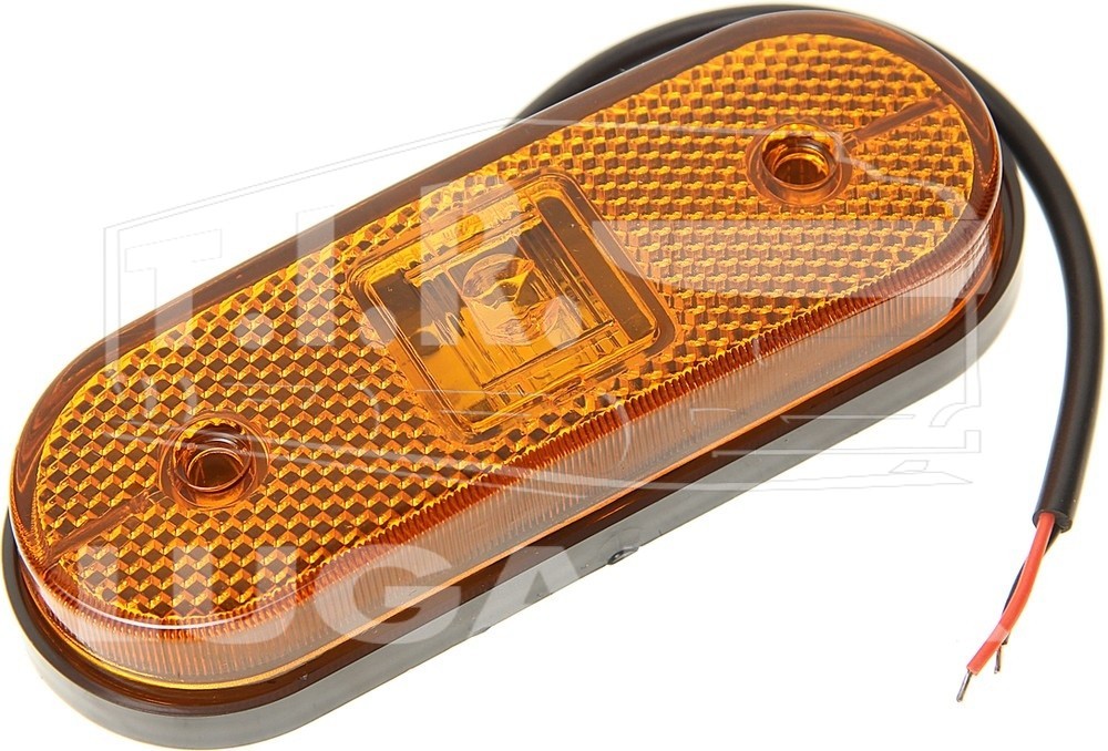 Фонарь висячка желтый LED (овальный)