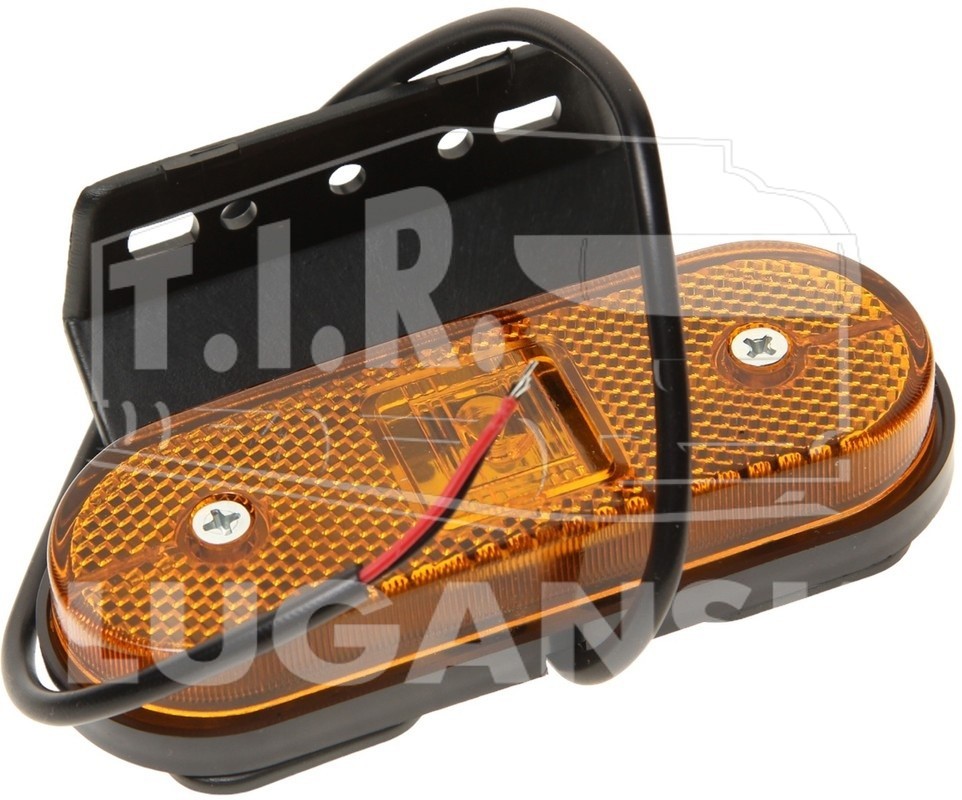 Фонарь висячка желтый LED (овальный)