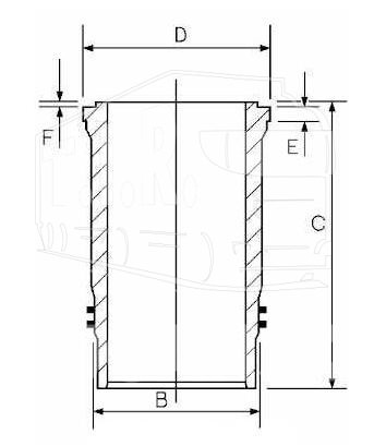Гильза d125.0