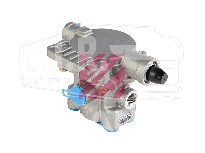 Кран главный тормозной прицепа