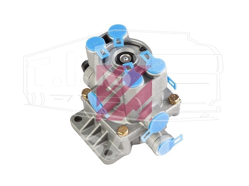 Кран главный тормозной прицепа