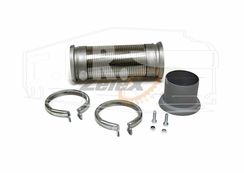 Гофра глушителя + фланец