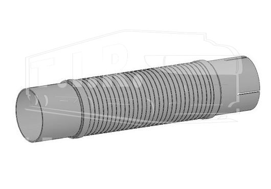 Гофра глушителя D90 L360