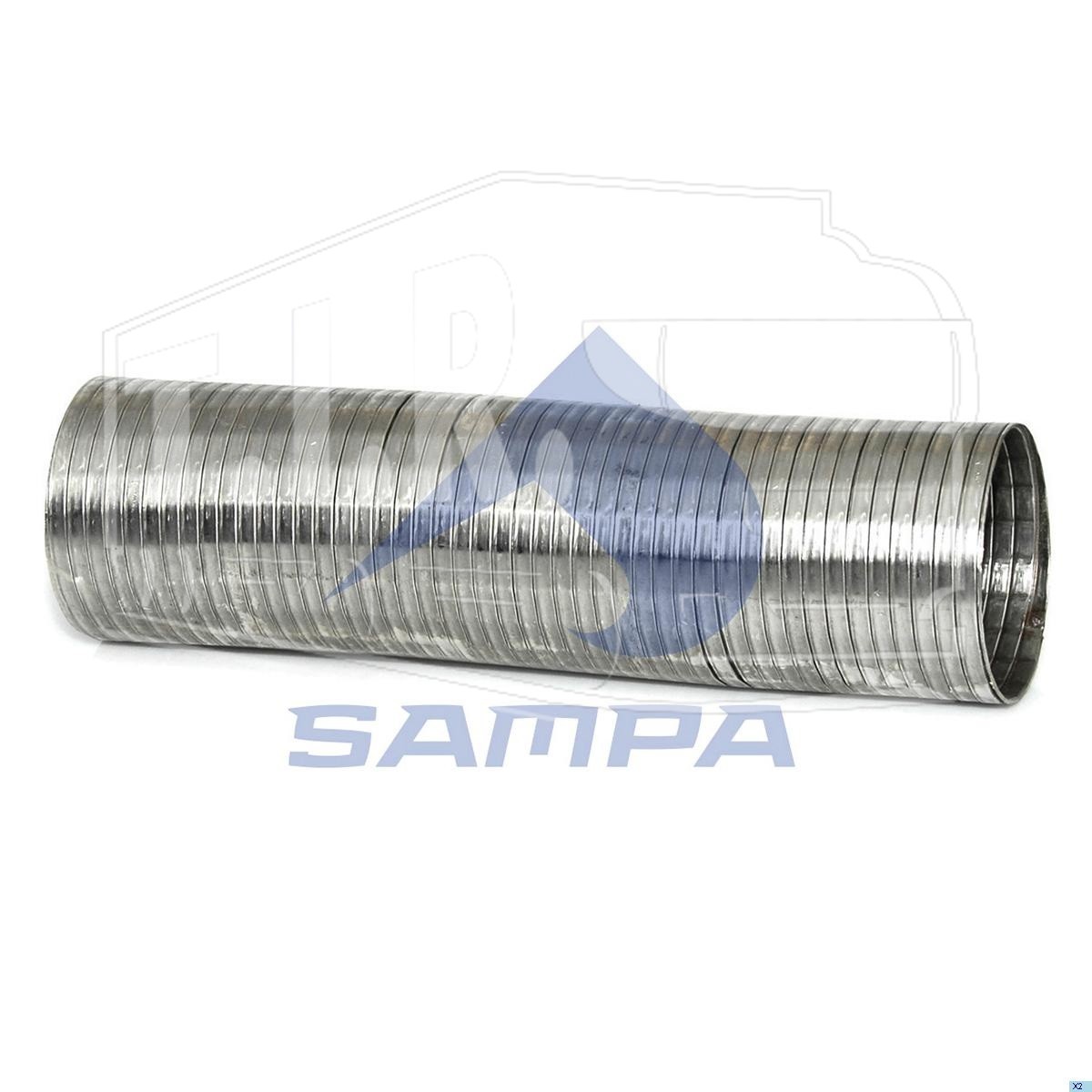 Гофра глушителя D80/L300*