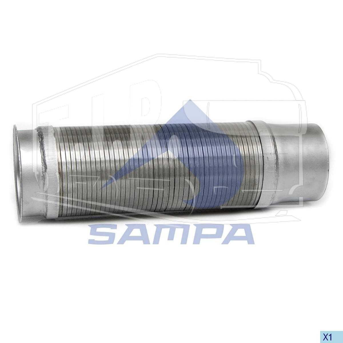 Гофра глушителя D115/L-384mm