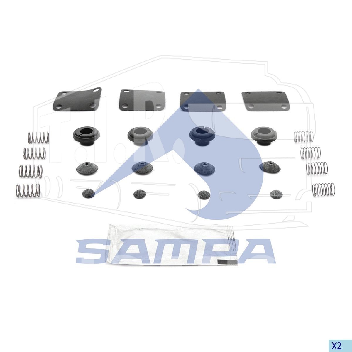 Ремкомплект 4-х контурного клапана