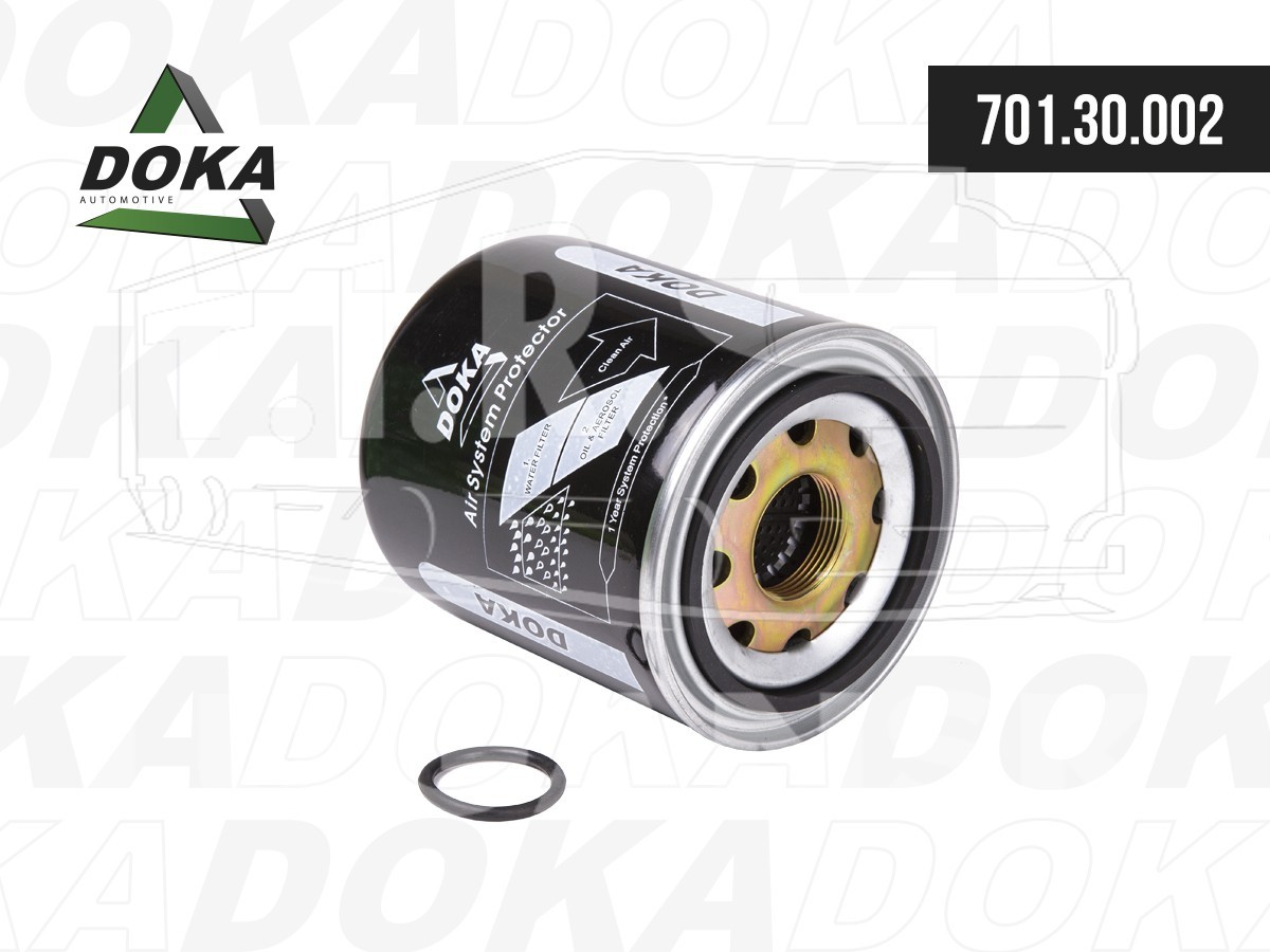 Фильтр осушителя воздуха влаго/маслоотделитель, 13bar H180 ?139mm G1 1/4''