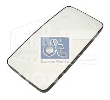 Стекло зеркала 384*205  с обогревом