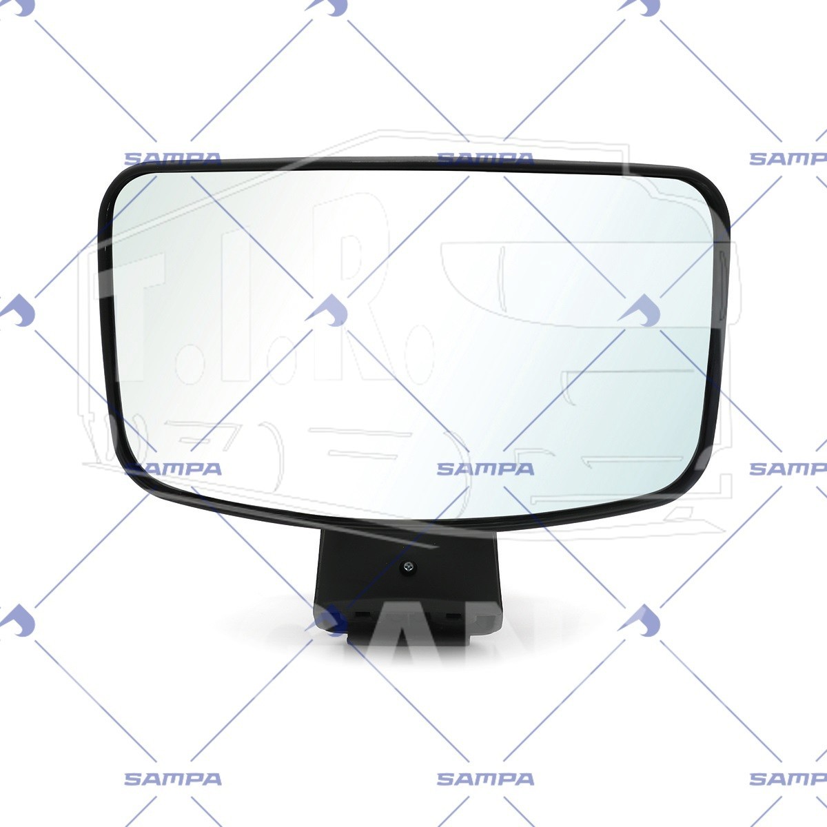 Зеркало бордюрное 319*187*50