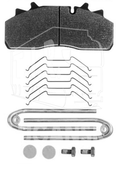Колодки тормозные 210.2x92.3x30.1