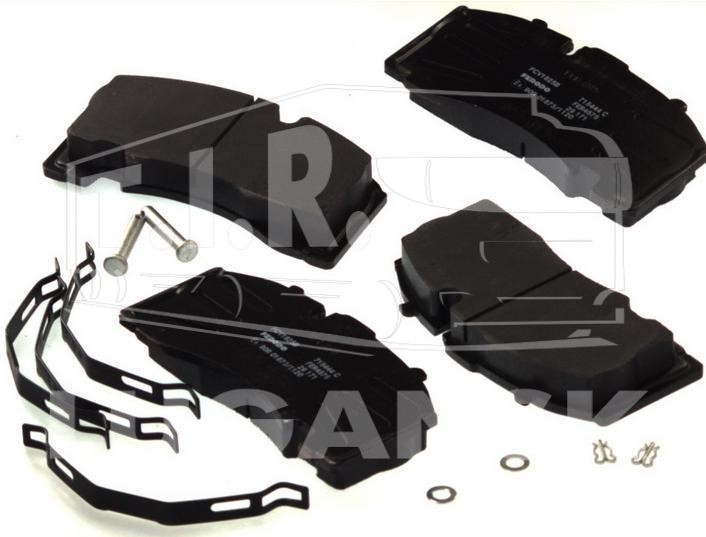 Колодки тормозные 210.9*108.3*30