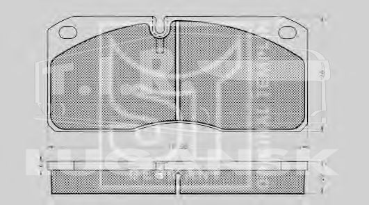 Колодки тормозные 175.0*77.0*22.0