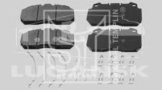 Колодки тормозные 249*114*28