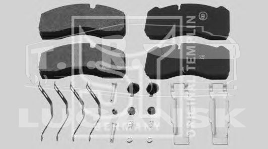 Колодки тормозные 210*92*30