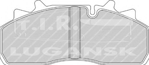 Колодки тормозные 210.2x92.3x30.1