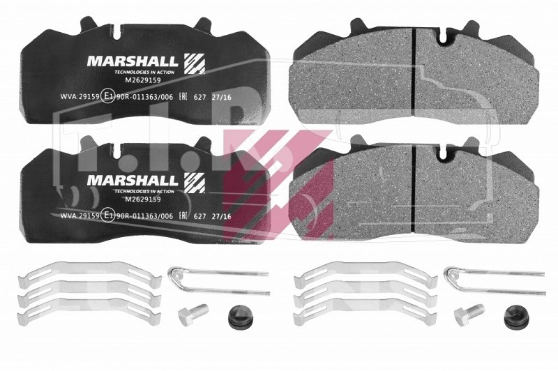 Колодки тормозные 210.2x92.3x30.1