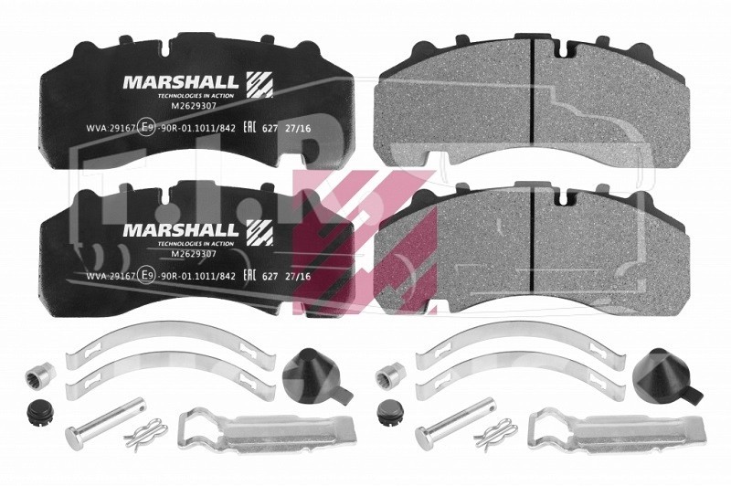 Колодки тормозные 248*109*30