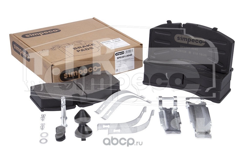 Колодки тормозные 210.9*108*30