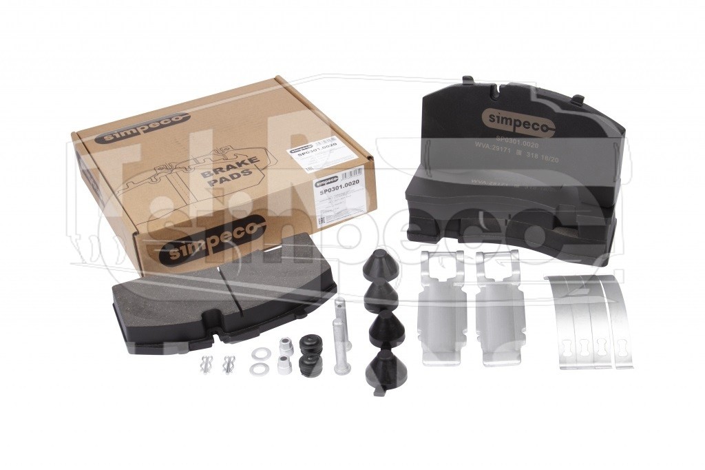 Колодки тормозные 210.9*108.3*30