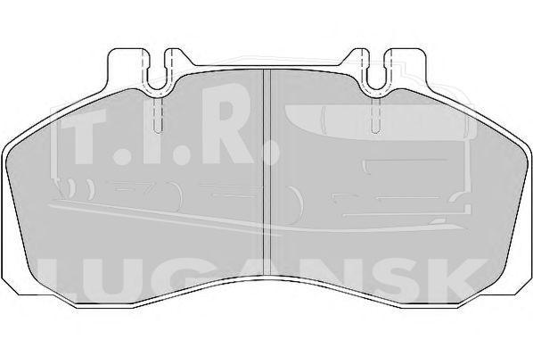 Колодки тормозные 175*86*22
