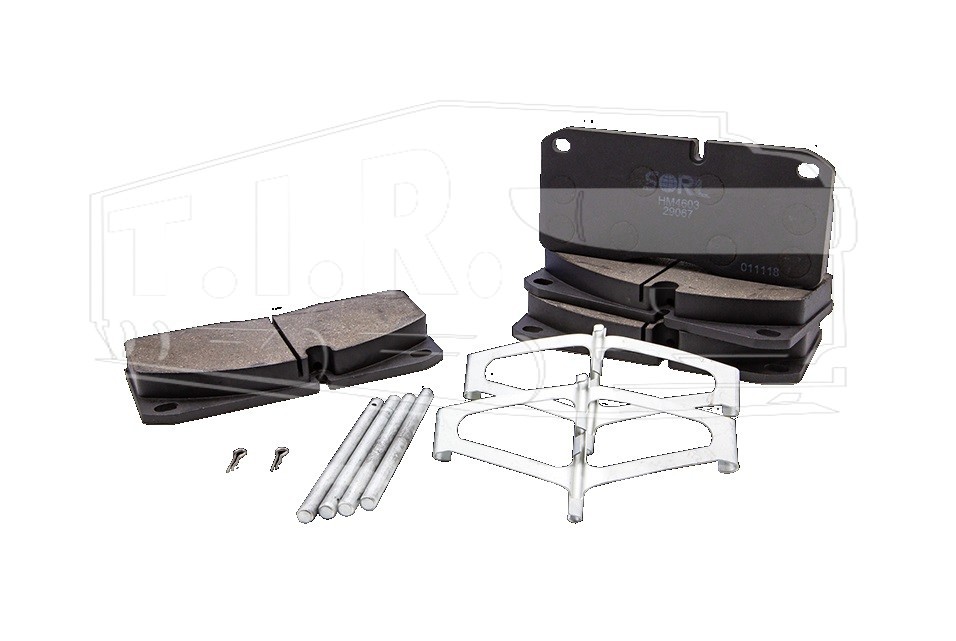 Колодки тормозные дисковые IVECO, RENAULT