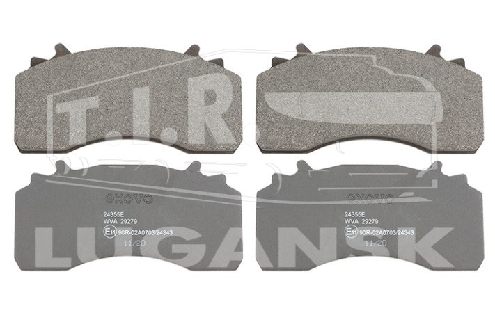 Колодки тормозные 218*108*31