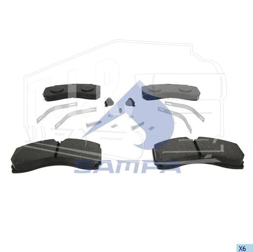 Колодки тормозные 244,5*113,0*30 перед