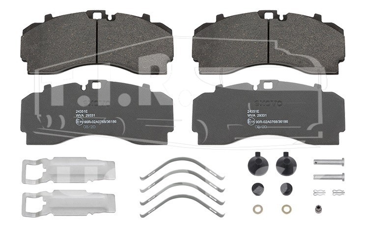 Колодки тормозные 247.5*107.6*30