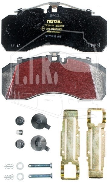 Колодки тормозные 247.3*109.5*30