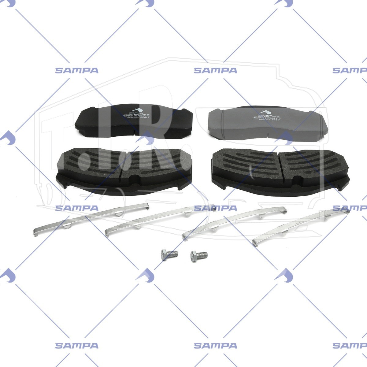 Колодки тормозные 249.2*111*29
