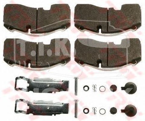 Колодки тормозные 210.7*92.5*30