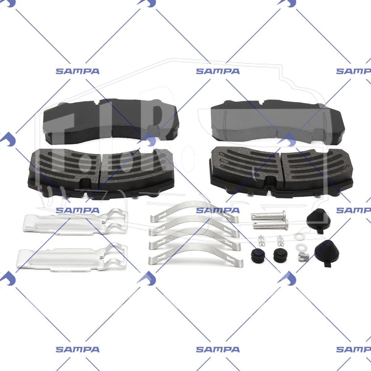 Колодки тормозные 248*109*30